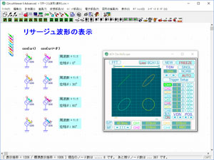 オシロスコープ（リサージュ波形）